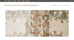 Desktop Screenshot of ea-restaurierungen.de